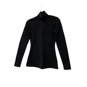 Oysho Women Shirt Small S Black Skiing Active Thermal Base Layer 0215/645 NWT